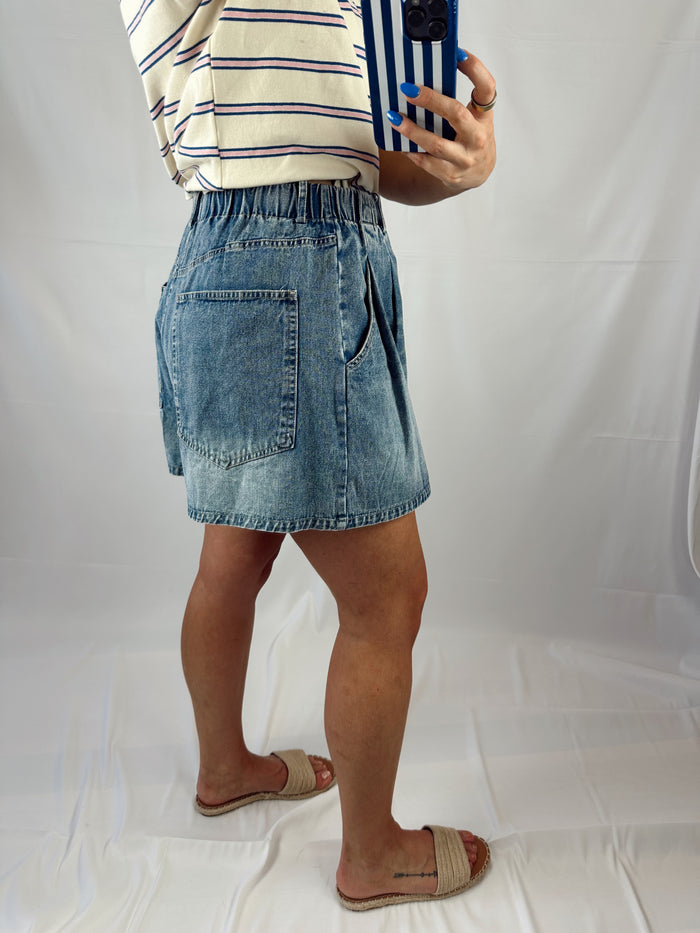 Free Move Denim Shorts