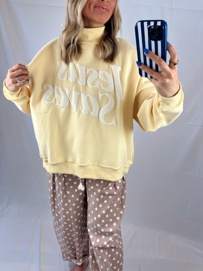Jesus Saves Mockneck